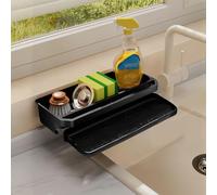 QINGZY Organizador para Fregadero de Cocina, Soporte para Esponjas Lavado Estante de Almacenamiento para Fregadero de Plástico Porta Estropajos Fregadero para Almacenamiento Cocina y el Baño