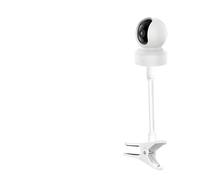 QINGZY Soporte de Cámara para Bebé, Clip Ajustable Compatible con HelloBaby HB65 HB6550 HB6558 HB66 HB248, Brazo Flexible 360°, Fácil de Instalar en Cuna, Estantería, No Requiere Herramientas