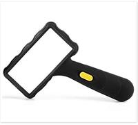 Qinhaixi Avanzada con Luces de Mango oblicuas 115 165 30 mm Lente Rectangular Viejo Lectura de periódico para Leer Manualidades de reparación Magnificador