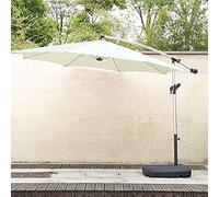 Qinhaixi CLSDRZC European Style Roman Umbrella Garden Parasol con toldo de aluminio de manivela manual adecuado para la piscina de playa Patio de la terraza Plegado al aire libre Parasol ， Red ),