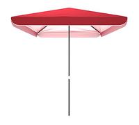 Qinhaixi CLSDRZC Parasols al aire libre rectangulares, mesa de jardín impermeable, protección de los rayos UV, paraguas de balcón de terraza de market Beach, no base, marco de costillas de metal