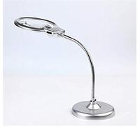 Qinhaixi Magnificadores 2X / 5X Manguera de Metal Desktop LED LED LA LUZABLE con periódico de Mapa de luz de Lectura, etc.