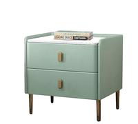 Qinhaixi Mesas de Noche, Mesa de mesas de Noche Minimalista Moderna con cajones: una Mesa Auxiliar Resistente y fácil de ensamblar para Dormitorio, Armario, Oficina y Dormitorio Universitario