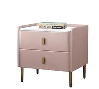 Qinhaixi Mesas de Noche, Mesa de mesas de Noche Minimalista Moderna con cajones: una Mesa Auxiliar Resistente y fácil de ensamblar para Dormitorio, Armario, Oficina y Dormitorio Universitario