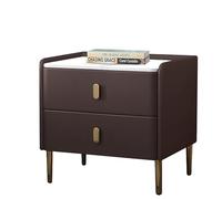 Qinhaixi Mesas de Noche, Mesa de mesas de Noche Minimalista Moderna con cajones: una Mesa Auxiliar Resistente y fácil de ensamblar para Dormitorio, Armario, Oficina y Dormitorio Universitario