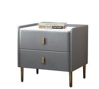 Qinhaixi Mesas de Noche, Mesa de mesas de Noche Minimalista Moderna con cajones: una Mesa Auxiliar Resistente y fácil de ensamblar para Dormitorio, Armario, Oficina y Dormitorio Universitario