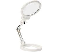 Qinhaixi Mupaje HD Magnificador 10 Veces con Luces LED para el Reloj de la Placa de Circuito de Lectura de Edad Avanzada Mirador de expansión de teléfonos móviles