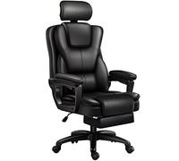 Qinhaixi Presidente de la Oficina Negocio ergonómico cómodo sillas gerenciales sedentarias, Silla ejecutiva inclinable en el hogar, Silla Trasera del Levantador, Carga de Carga 150 kg/330.7 lbs