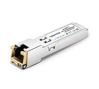 QINIYEK 1.25G SFP-T, 10/100/1000BASE-T RJ45 Cobre SFP para Ubiquiti UF-RJ45-1G, Netgear, Supermicro, hasta 100 m