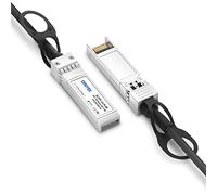 QINIYEK 10G SFP+ DAC Twinax Cable, cable pasivo de cobre (DAC) de conexión directa, compatible con Cisco SFP-H10GB-CU0.5M, Ubiquiti UniFi, Supermicro, Netgear, Mikrotik, 0,5 metros (1,6 pies)