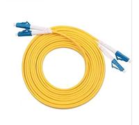 QINIYEK OS2 LC a LC Fiber Patch Cable, 9/125 μm Single Mode SFP Fiber Duplex, cable de fibra óptica para SMF SFP transceptor, enrutador, redes de fibra y más, 3 m (9,84 pies)