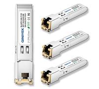 QINIYEK [Paquete de 4] Transceptor SFP+ a RJ45, módulo SFP+ de Cobre, Cat.6a/7, hasta 30 m, para Cisco SFP-10G-T-S, MikroTik S+RJ10, Ubiquiti UF-RJ45-10G, Netgear AXM765, TP-Link, Fortinet