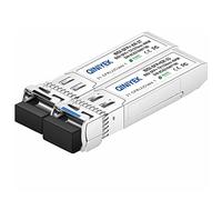 QINIYEK Un par de módulos 10G SFP BIDI, transceptor 10G SFP+ BIDI, TX1270nm/RX1330nm para Cisco, Ubiquiti, Mikrotik, D-Link, Supermicro, Netgear y más (SMF, 40 km, DDM)