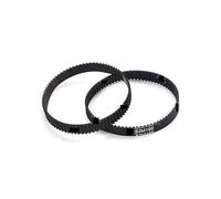 Qinju-Belts Correa Dentada de transmisión S2M 168, 168 mm de Ancho, 6/10/12/15 mm, 84 Dientes, for Impresora láser e inyección de Tinta, 2 Unidades para Impresora 3D(6 Mm)