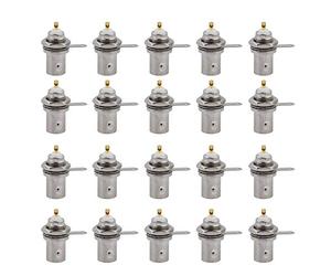 Qinlorgo 20 PCS 1.0 * 0.4in BNC Conectores Hembra Chasis Montaje en Panel Monitor Accesorios