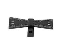 Qinlorgo Dovetail Marker, carpintería Dovetail Marker Wood Joints Gauge Tool con Escala 1: 5/1: 8 Tanto para la fábrica de Muebles como para los entusiastas de la carpintería