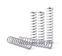 Qinlu-Resorte comprimido en espiral 20pcs 0.6 * 6 * L Spring de acero inoxidable Resuma de manantial Diámetro exterior de 6 mm longitud 30/12/20/25/30/35/40/25/50, para proyectos de bricolaje(40mm)