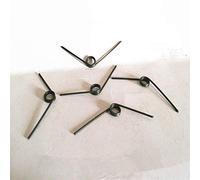 Qinlu-Resorte comprimido en espiral Metal acero ajustable torsión bobina de resorte, diámetro de 1 mm de diámetro * 7mm de diámetro * 45-90mm Longitud de la pierna, 10pcs, para proyectos de bricolaje(