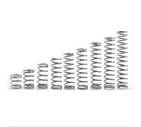 Qinlu-Resorte comprimido en espiral Resorte de compresión de acero inoxidable 304 Sus Diámetro de alambre de resorte de presión de acero inoxidable de tipo Y comprimido Diámetro 1.8mm, 5pcs, para proy