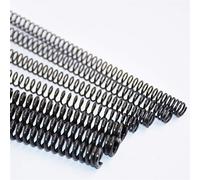 Qinlu-Resorte comprimido en espiral Y Tipo Spring Manganeso Acero Presión Alambre de resorte Dia 1mm Outer Dia 6-15mm Longitud 305mm Negro 1pcs, para proyectos de bricolaje(1x13x305mm)