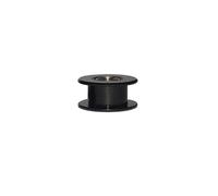 Qinlu-Wheel 2GT 16T 20 Tooth Idler With Bearings Bore 15mm GT2 Timing Pulley Belt Width 6 9 10 15mm Regulating Wheel 3D Printer Parts, Transmisión suave(16T No teeth- Black,Width- 9mm)