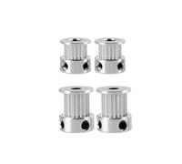 Qinlu-Wheel GT2 20 dientes/16 dientes diámetro 5mm/8mm polea de distribución de aluminio apta, 5 uds, Transmisión suave(5pcs 20T W6 B6.35)