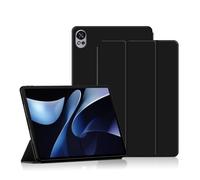 QINOUK Funda para Huawei MatePad Air 12 2024, [Función de Soporte] Funda Protectora de TPU Antiarañazos, Funda Inteligente Ultrafina Kickstand Case para Huawei MatePad Air 2024-Negro