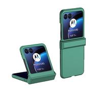 QINOUK Funda para Motorola RAZR 50, Funda Ultrafina de PC, Protección de Bisagras, Funda Protectora Antiarañazos, para Motorola RAZR 50-Verde