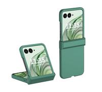 QINOUK Funda para Motorola RAZR 50 Ultra, Funda Ultrafina de PC, Protección de Bisagras, Funda Protectora Antiarañazos, para Motorola RAZR 50 Ultra-Verde