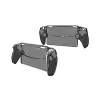 QINOUK Transparente Funda para Sony Playstation Portal, [Shockproof] Rígida PC Anti-Rayaduras Protectora Funda Case Compatible con Sony Playstation Portal-Negro
