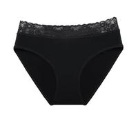 QINQNC Kids Underwear Cotton Knickers For Women Ropa Interior para Mujer Bikini Ropa Interior de absorción Regular Tight Underwear Women Figure Hugging Underwear (Black, L)