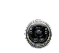QINSHU Conjunto faros LED Para V Rod VRSCF VRSC VRSCR VRXSE VRSCA VRSCAW VRSCAW 2002-2017 60W Vrod Faro Delantero Motocicleta Haz Alto/bajo(Negro)