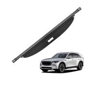 QINSHU Cubiertas Carga Automóviles Cubierta Retráctil Maletero Estante Paquetes Escudo Antipeeping Decoración Privacidad para Mazda para CX90 2023+ Pantalla Retráctil(Leather)