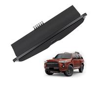 QINSHU Cubiertas Carga Automóviles para Toyota para 4Runner 2010-2024 Cubierta Carga Maletero Retráctil Paquete Rack Escudo Impermeable Privacidad Pantalla Retráctil(Fibra de Carbon)
