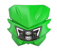 QINSHU Delantero Faro Adicional para KLX125 para D-Tracker para KLX150 2010-2016 Lámpara De Luz Motocicleta con Faro LED DRL 23007-0146