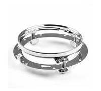 QINSHU Faro Delantero 7 Pulgadas Con LED Ojo Angular Carcasa Anillo Embellecedor Tipo Cubo Soporte Montaje Para Faro Delantero Moto Focos(Brackets only)