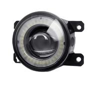 QINSHU Luces Antiniebla Para Fiat Para Punto Para Evo 2010-2015 2016 2017 2 Piezas 30W Luz Antiniebla LED Para Coche Angel Eye DRL Lámpara Circulación Diurna H11(Yellow*White)