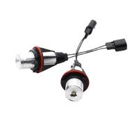 QINSHU luz conducción Para E87 E39 E60 E61 E63 E64 E65 E66 E53 Canbus LED Angel Eyes Marcador Bombillas Amarillo Limón