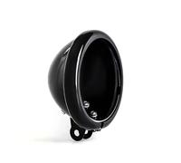 QINSHU Para Dyna Para Sportster Para Iron Para XL 883 Faro Delantero Negro 5,75" 3/4 Pulgadas Carcasa Cubo Soporte Moldura Faro Delantero Moto Focos