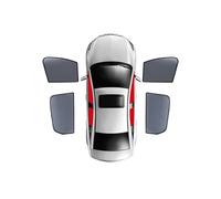 QINSHU para Fiat 500 2007-2024 Coche Magnético Marco del Parabrisas Delantero Cortina Ciega Ventana Lateral Trasera Protección Parasol Parasol Ventanas