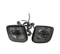 QINSHU Para Goldwing Para GL1800 2012-2017 Para F6B 2013-2017 Para Valkyrie 1800 2014-2015 Luz Antiniebla LED Para Conducción Motocicletas Faro Delantero Moto Focos(Gray Lens)