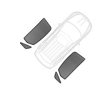 QINSHU para Skoda para Kodiaq 2017-2023 Coche Magnético Parabrisas Delantero Trasero Marco Cortina Ventana Lateral Parasol Visor Parasol Ventanas