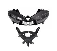QINSHU Para YZF R6 2003 2004 2005 Para R6S 2006 2007 2008 2009 Soporte Lámpara Faro Carenado Faro Delantero Moto Focos