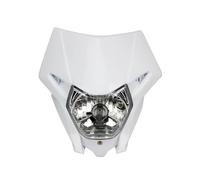 QINSHU Placa Faro Halógeno Para Motocicleta Para Cross Para Enduro Para CRF150L 150R 150F 230L 250L 250X Y 250M Faro Delantero Moto Focos(Blanco)