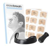 Qinux Easebreath - Tiras Nasales Magnéticas - Dilatador Nasal Reutilizable, Anti Ronquidos, Mejora la Respiración Nasal, Ideal para Dormir y Deporte