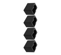 QINZITAO 4/8/12 piezas para calcetines de silicona Hotend, cubiertas negras, cabezal de impresora, piezas de impresora 3D para cubiertas de bloque térmico