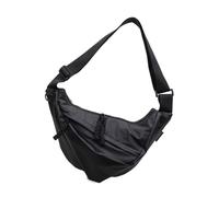 QINZITAO Bolso cruzado de media luna para mujeres y niñas, bolso hobo de moda con correa ajustable y bolsillos traseros, bolsas de hombro impermeables