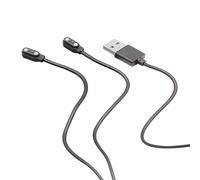 QINZITAO Cable de carga doble para lentes inteligentes, cable de carga 2 en 1 de 2,5 mm, cable de carga eficiente para mejorar la eficiencia