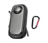 QINZITAO Funda rígida de transporte para cámara de acción, portátil, bolsa de almacenamiento de viaje, funda protectora de repuesto