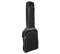 QINZITAO Mochilas para guitarra eléctrica, tela de algodón Oxford resistente al agua con correa acolchada para el hombro y múltiples bolsillos de almacenamiento